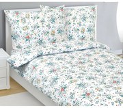 Bellatex Bavlnené obliečky Nezábudka, 140 x 220 cm, 70 x 90 cm