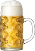 Pohár na pivo Bubble, 1 l%