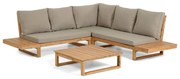 Set záhradného nábytku z akáciového dreva Kave Home Flaviina
