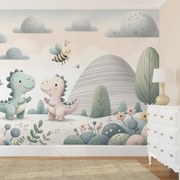 Fototapeta - Šťastní dinosauri (147x102 cm)