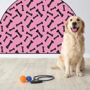 PIPPER. Ochranná textilná nálepka na stenu - Oblúk - Kostičky Veľkosť: 120x96cm, Motív: bez mena