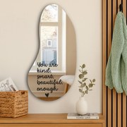 Nálepka na zrkadlo S3 – You are kind, smart, beautiful, enough. (Handwritting)