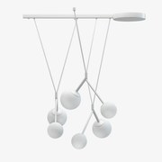 Lucis závesné svietidlo Zed 58W Led 3000K sklo čierna opál ZL5.L1.Z100.61L Da