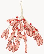 Ručne vyrobená ozdoba na vianočný stromček Mistletoe