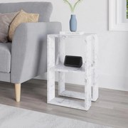 Nočný stolík Houseland Lonie mramor Carrara