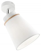 Nástenné bodové svietidlo AGUSTINO 1xE27/60W/230V biela