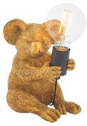 Endon 95082 - Stolná lampa KOALA 1xE27/10W/230V zlatá