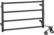 Bemeta Design Elektrický kúpeľňový radiátor / sušiak uterákov 560x370x90 mm, 63W, čierna - 704151080
