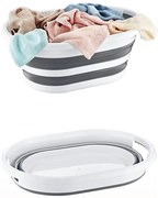 Orion Skladací kôš na bielizeň, silikónový, KEMP, 38 l