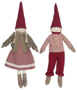 Ib Laursen Vianočná dekorácia Santa's Helpers Irma and Ivar kluk Ivar