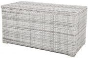 Ratanový úložný box GRANBY svetlo-sivý 1000L