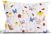 Bavlnená obliečka na vankúš Renforcé 50 × 70 cm - Motýliky