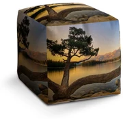 Sablio Taburet Strom pri jazere: 40x40x40 cm