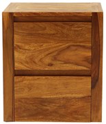 Nočný stolík Gani 45x50x40 z indického masívu palisander Svetlomedová