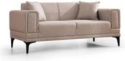 Dvoumístná pohovka Horizon 170 cm světle hnědá