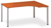 Ergonomický stôl ProOffice B 180 x 120/80 cm, pravý, čerešňa