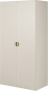 Šatníková skriňa Moonie XI (sivobéžová biela)