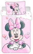 Bavlnené detské obliečky do postieľky 100x135 cm Minnie – Jerry Fabrics