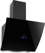 Klarstein Annabelle 60, digestor, 60 cm, nástenný, 595 m³/h, dotykový panel, sklo, čierny