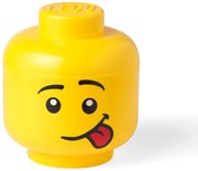 Žltý úložný box v tvare hlavy LEGO® Silly L
