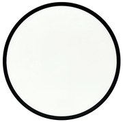 LED stropné svietidlo LED/40W/230V 3000/4000/6500K pr. 50 cm čierne