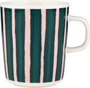 Hrnček Oiva Piccolo 0,25l, zeleno-ružový