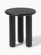 Okrúhly pomocný stolík z dubového dreva Didi