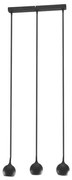 Luster na lanku COLM 3xGU10/30W/230V čierna