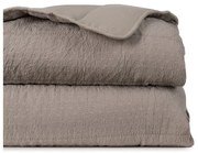 Taupe prešívaný pléd 180x260 cm – Ixia