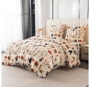 Mikroplyšové obliečky PAPAVA krémové Rozmer obliečky: 70 x 90 cm | 140 x 220 cm