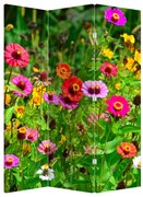 Paraván - Lúčne kvety (126x170 cm)