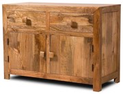 furniture-nabytek.cz - Drevená komoda z masívu mango 90x90x45