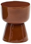 Keramický okrúhly záhradný odkladací stolík ø 36 cm Mesquida – Kave Home