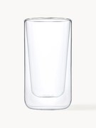 Dvojstenné sklenené poháre na kávu Nero, 2 ks