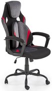 Kreslo pre hráča Jensen čierna/sivá/červená