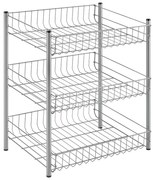 3poschodový kuchynský organizér Metaltex