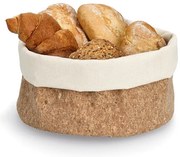 Zeller Present Veľký úložný korkový košík na pečivo, KOREK, priemer 25x20 cm