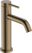 Hansgrohe Tecturis S, páková umývadlová batéria 110 CoolStart EcoSmart+ s odtokovou súpravou, kartáčovaný bronz, HAN-73314140