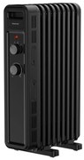 Sencor - Olejový radiátor so 9 rebrami 800/1200/2000W/230V čierna