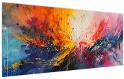 Obraz - Farebná abstrakcia (120x50 cm)