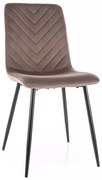 Stolička Daren Velvet cappuccino