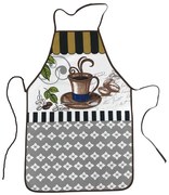 Kuchynská zásterka ROASTED COFFEE, sivá