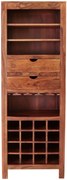 furniture-nabytek.cz - Domáca vinotéka 65x180x45 z dreva palisander
