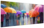 Obraz - Daždivý deň (120x50 cm)