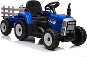 LEAN CARS Batériový traktor s prívesom XMX611 Blue