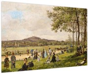Obraz - French 19th Century, Race Course at Longchamps, reprodukcia (90x60 cm)