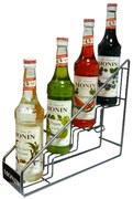 Bar@drinkstuff Monin Syrup rack na 4 fľaše