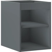 Mexen Box-A, závesná skrinka 35 cm, grafitová matná, 91AX1-0350-470-1-66