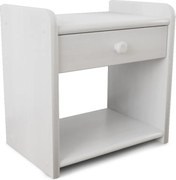Nočný stolík Ilona, biela