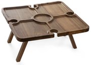 Servírovací stolík MOOKA hnedý 892597